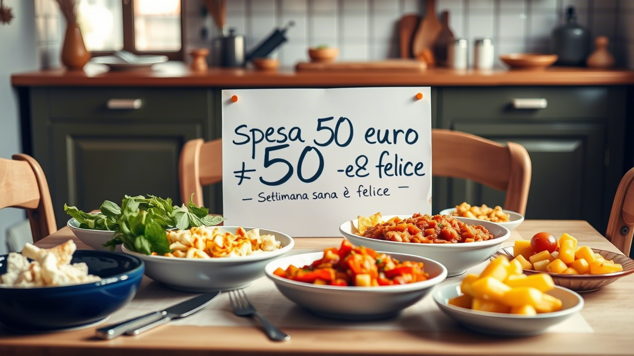 Come fare la spesa con 50 euro a settimana